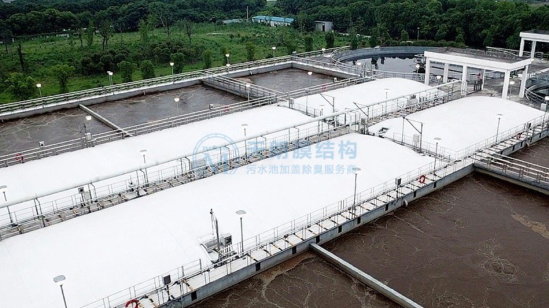 20181023-常熟市城西污水處理廠二期生物除臭加蓋項(xiàng)目--方形固定充氣-(6)