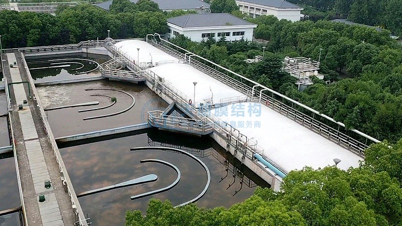 20181023-常熟市城西污水處理廠二期生物除臭加蓋項(xiàng)目--方形固定充氣-(4)