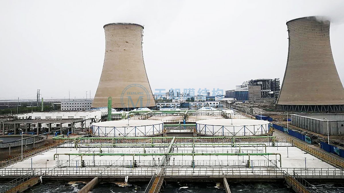 東營華泰化工集團(tuán)污水池加蓋除臭工程