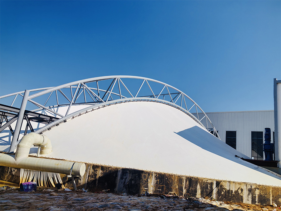 天朗環(huán)能科技有限公司成功中標(biāo)安徽省綠電能源項目反吊膜加蓋