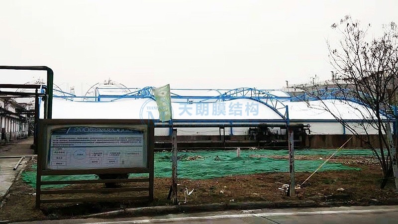 龍宇煤化工污水池加蓋