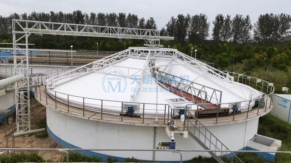 丹北鎮(zhèn)后巷污水處理廠反吊膜安裝項目