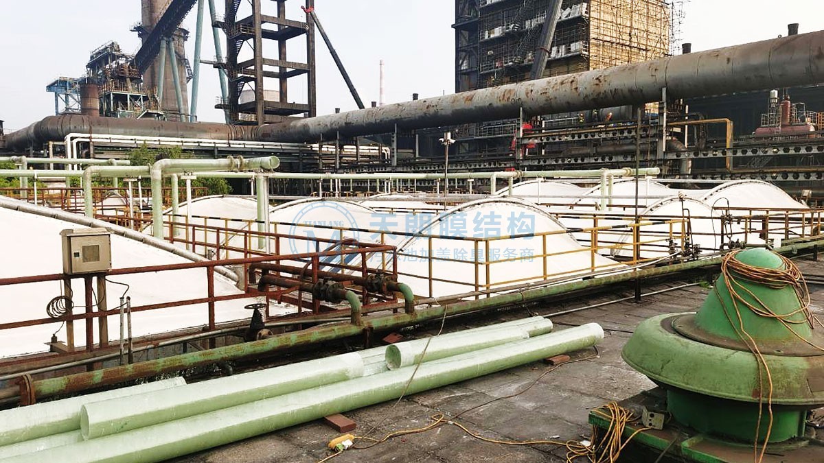 馬鋼化工能源公司反吊膜加蓋項(xiàng)目-2